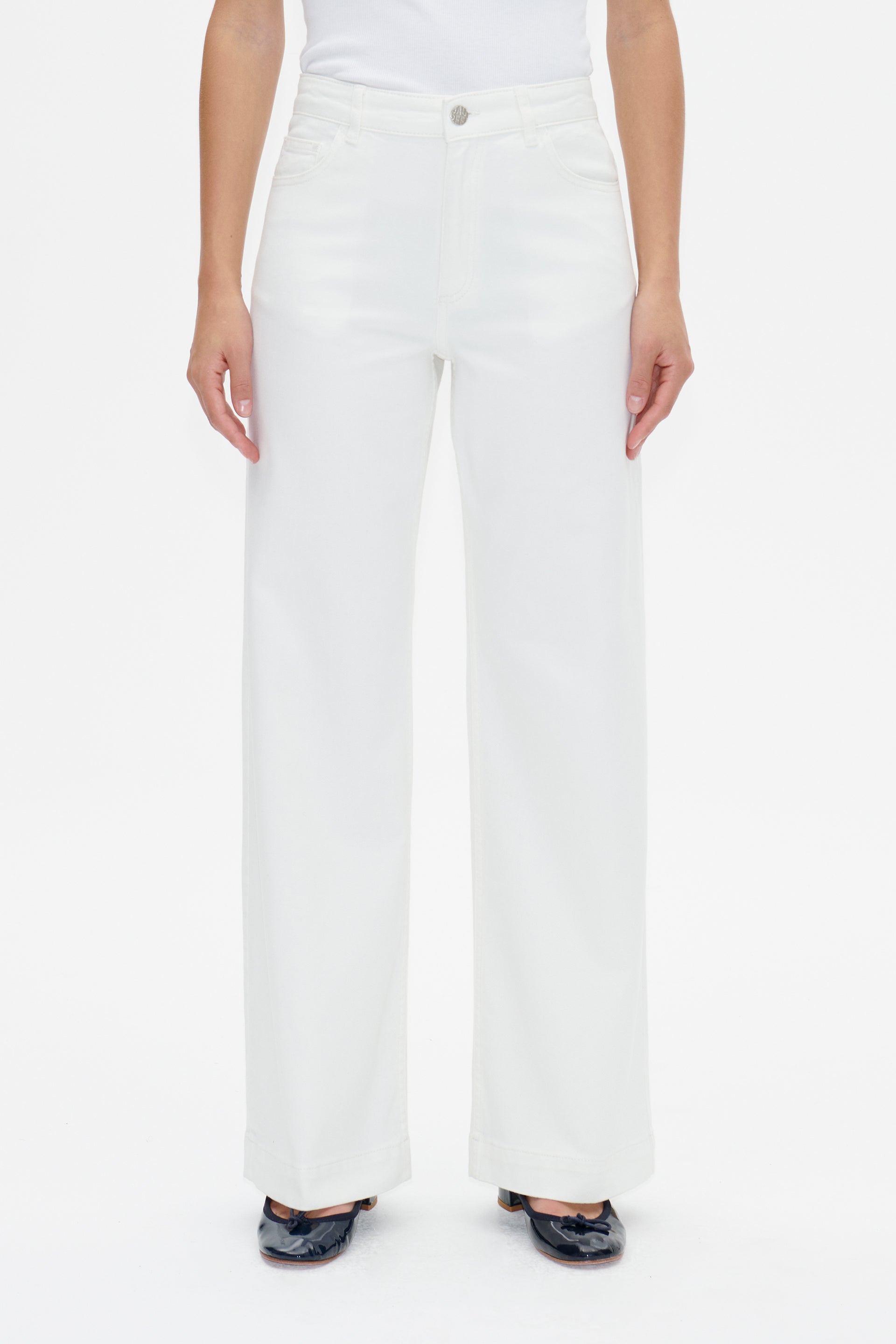 Nicette jeans - White Denim